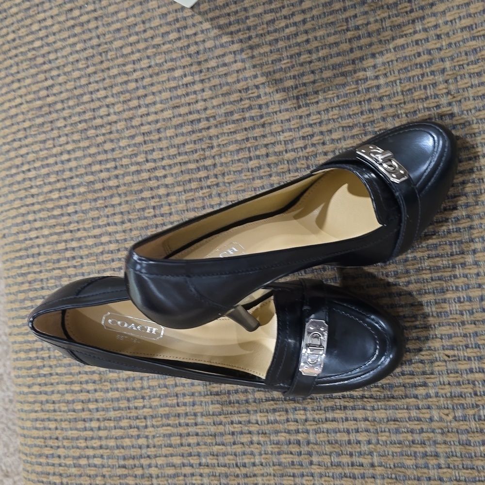 Women Coach Luisa Brushed Calf Heels